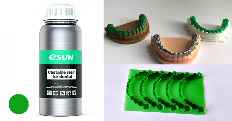  Фотополимер ESUN Castable для стоматологии