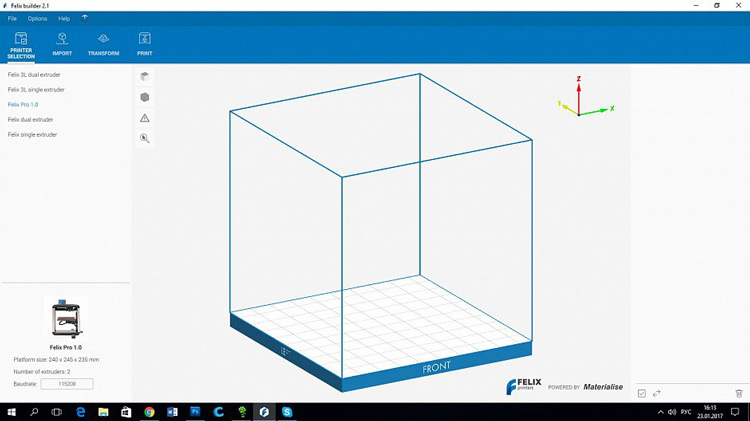 Обзор 3D принтера Felix Pro 2