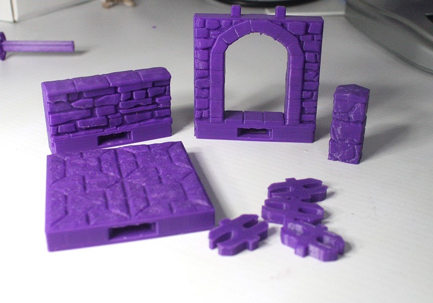 Печать: использован PLA пластик