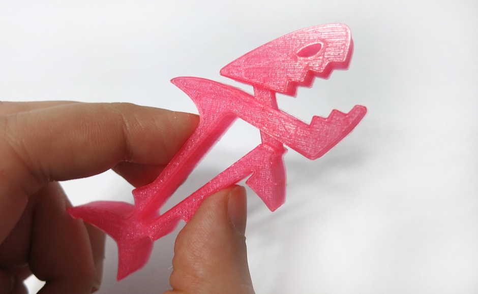 Оригинальная прищепка. Прозрачный PLA пластик, слой 0,15