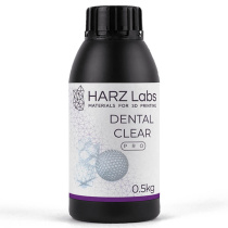 Фотополимерная смола HARZ Labs Dental Clear Pro, прозрачная (0,5 кг)