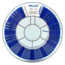 Катушка пластика REC RELAX (PETG) 1.75мм 0,75 кг, синяя
