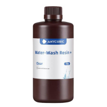 Фотополимерная смола Anycubic Water-Wash Resin +, прозрачная (1 кг)