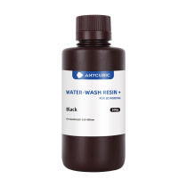 Фотополимерная смола Anycubic Water-Wash Resin +, черная (0,5 кг)