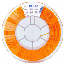 Катушка пластика REC RELAX (PETG) 1.75мм 0,75 кг, оранжевая