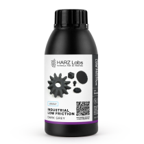 Фотополимерная смола HARZ Labs Industrial Low Friction, темно-серая (0.5 кг)