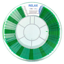 Катушка пластика REC RELAX (PETG) 1.75мм 0,75 кг, зеленая