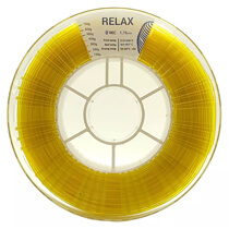 Катушка пластика REC RELAX (PETG) 1.75мм 0,75 кг, прозрачная желтая