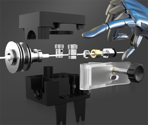 Anycubic 4Max Pro 2.0 экструдер