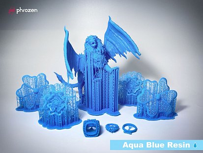 Фотополимер Phrozen Aqua Blue, голубой (1 кг)