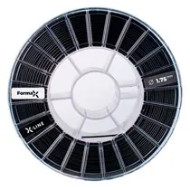 Катушка пластика REC X-line ForMAX (ABS+CF15) 1.75мм, 0,75 кг, черная